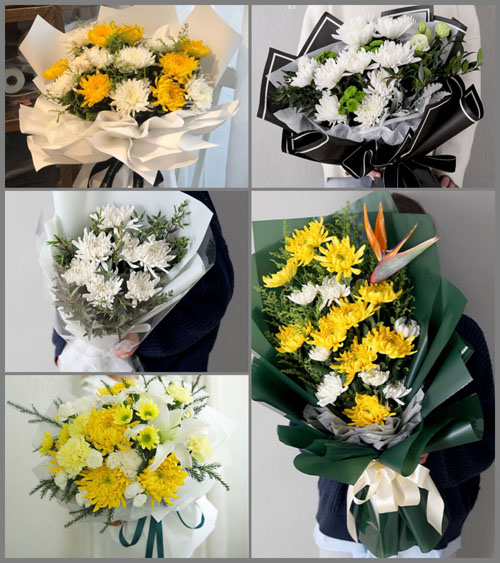 山西晋中左权县龙泉乡望阳垴村白事花束代送